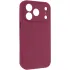 Чохол Silk Full Camera Protective (AA) NO LOGO для Apple iPhone 18 Pro – Бордовий / Dark Cherry. Фото 1 з 1