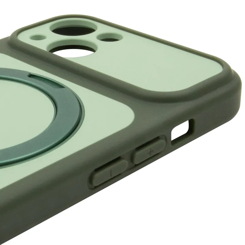 Чехол Ummi Full Camera with Magnetic Fit HQ Ring для Apple iPhone 13 (6.1") – Green. Фото 7 из 8