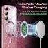 Чехол с блесками, защитными линзами на камеру и MagSafe для Samsung Galaxy S21 – Розовый / Rose Gold. Фото 5 из 12