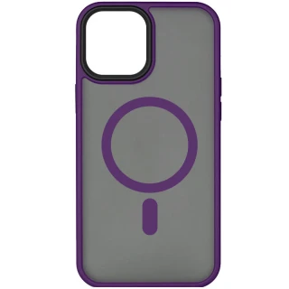 TPU+PC з металевими кнопками та MagSafe на Apple iPhone 15 (6.1") фото 1 з 2