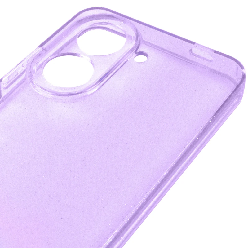 Блискучий силіконовий чохол на Xiaomi Redmi 15C (EU) – Purple. Фото 4 з 5
