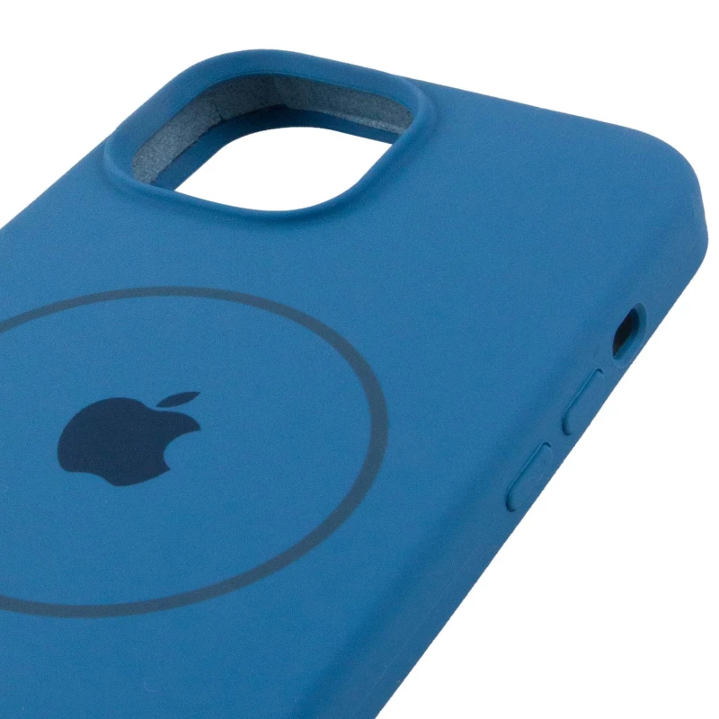Чохол Silicone Armor Max with MagSafe для Apple iPhone 15 Plus (6.7") – Синій / Denim Blue. Фото 5 з 6