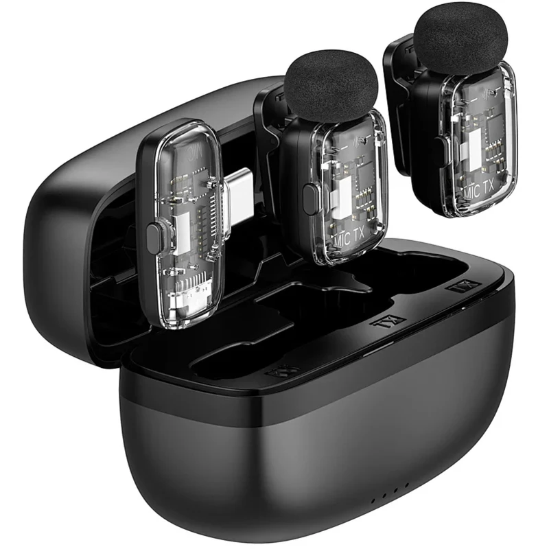 Петличний бездротовий мікрофон WIWU WM008 Dual-mic ANC Type-C фото 1 з 1