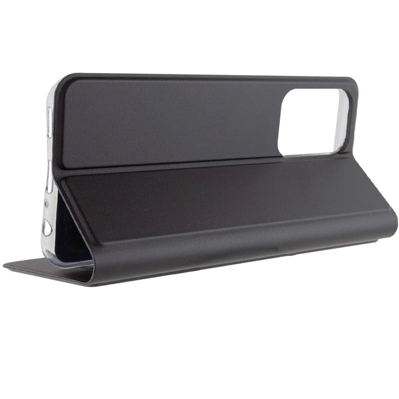 Елегантний чохол книжка GETMAN на Motorola Moto G14 – Чорний. Фото 5 з 7