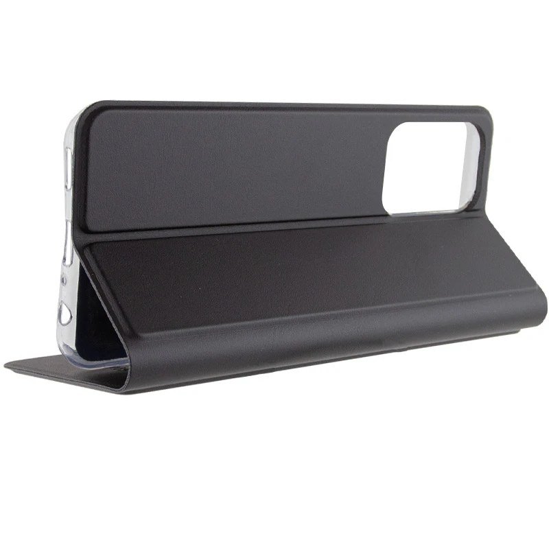 Елегантний чохол книжка GETMAN на TECNO Camon 19 Neo – Чорний. Фото 7 з 9