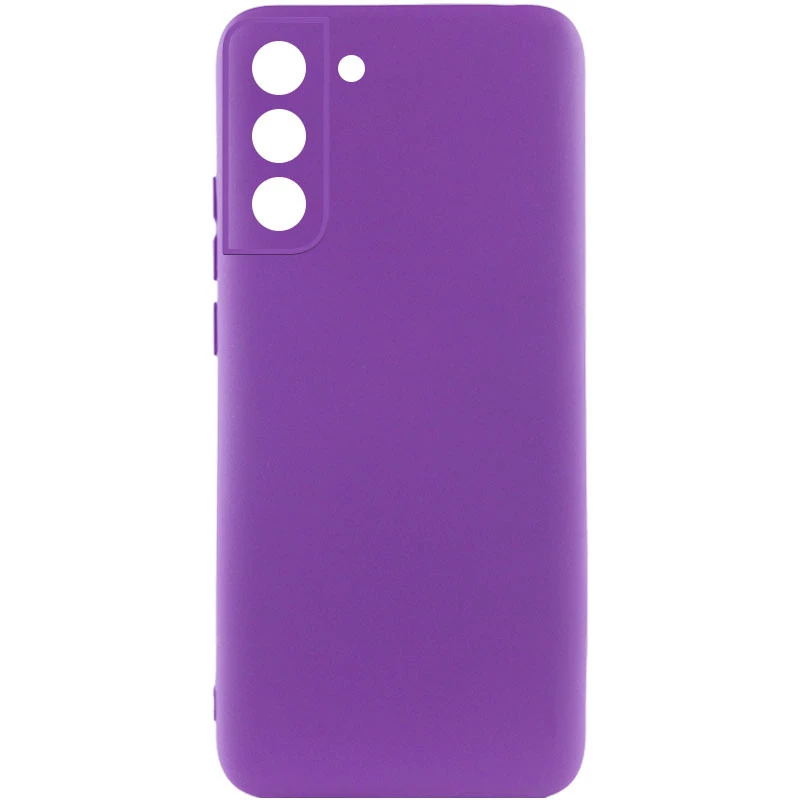 Чохол Silicone Case Lakshmi з закритою камерою на Samsung Galaxy S21 FE – Фіолетовий / Purple. Фото 3 з 10