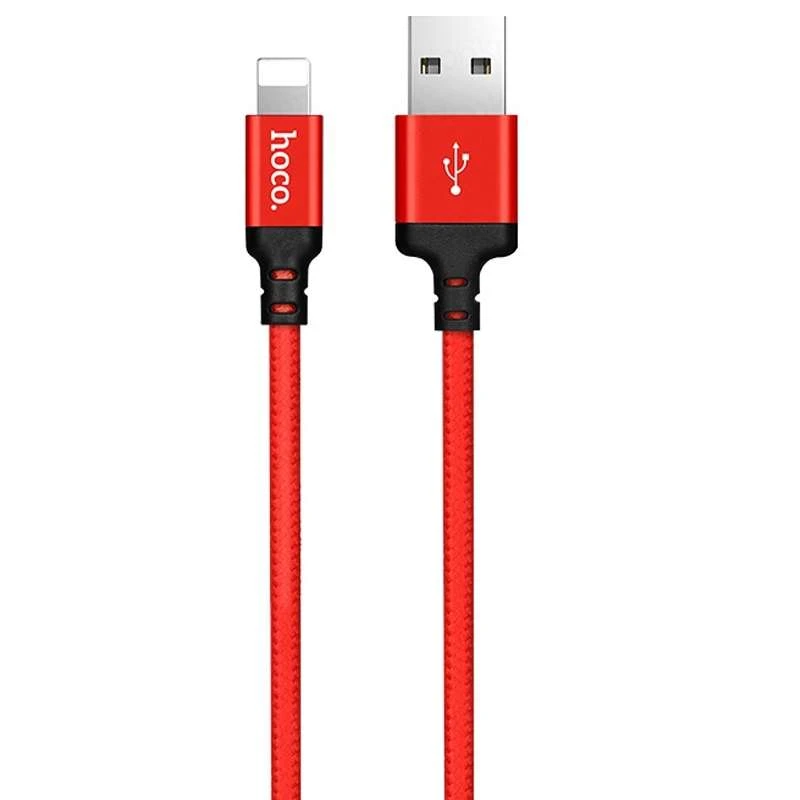 

Дата кабель Hoco X14 Times Speed Lightning Cable (1m) (Красный), Червоний