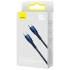 Дата кабель Baseus Glimmer Series Fast Charging Type-C to Type-C 100W 1m (CADH00070) – Blue. Фото 4 из 4
