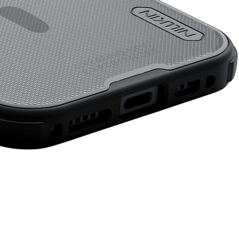 Чохол Nillkin Matte Magnetic Pro на Apple iPhone 17 (6.3") – Transparent black. Фото 4 з 5