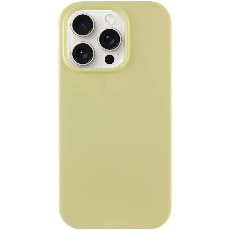 Чехол Silk Full Protective (AA) NO LOGO для Apple iPhone 16 Pro Max – Желтый / Mellow Yellow. Фото 5 из 9