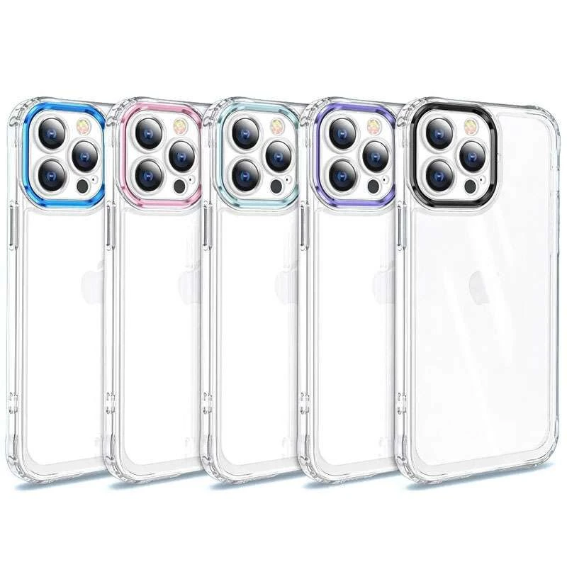 

TPU+PC чехол з кольоровою окантовкою камери на Apple iPhone 12 Pro (6.1")