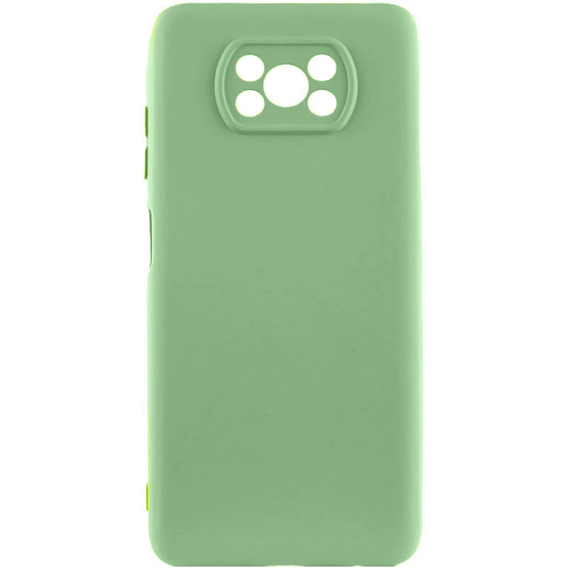 

Чохол Silicone Case Lakshmi Premium з закритою камерою на Xiaomi Poco X3 NFC / Poco X3 Pro (М'ятний / Mint)