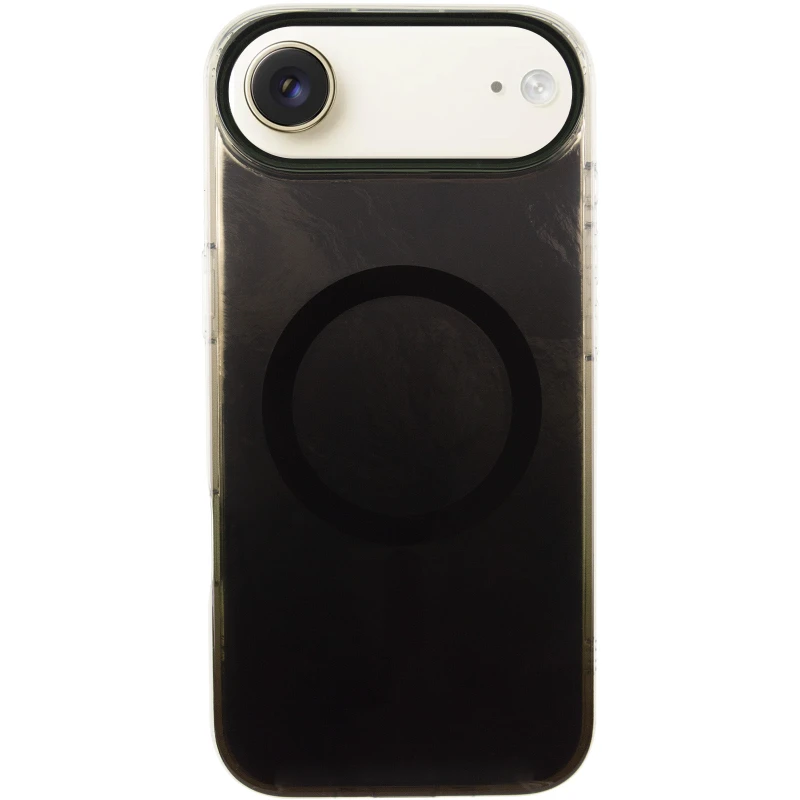 Силіконовий чохол Shiny Mountain (MagFit) для Apple iPhone 17 Air (6.5") – Black. Фото 4 з 8