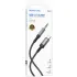 Аудіо кабель Aux Borofone BL24 Graceful Type-C to AUX 3.5mm) (1m) – Metal grey. Фото 2 з 7