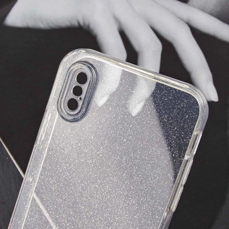 Прозорий чохол з блискітками Apple iPhone XS (5.8") – Clear. Фото 7 з 12