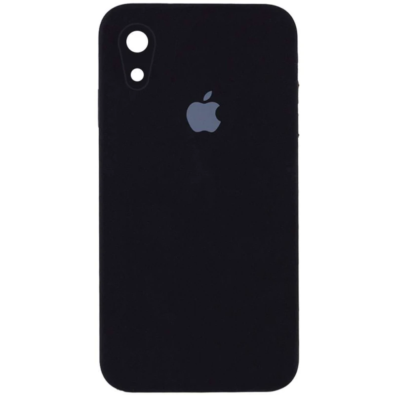 

Чохол Silicone Case Square з захистом камери на Apple iPhone XR (6.1") (Чорний / Black)
