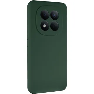 Чехол Silicone Case Lakshmi Premium з закритою камерою на Xiaomi Redmi Note 15 Pro 5G — Зеленый / Cyprus Green