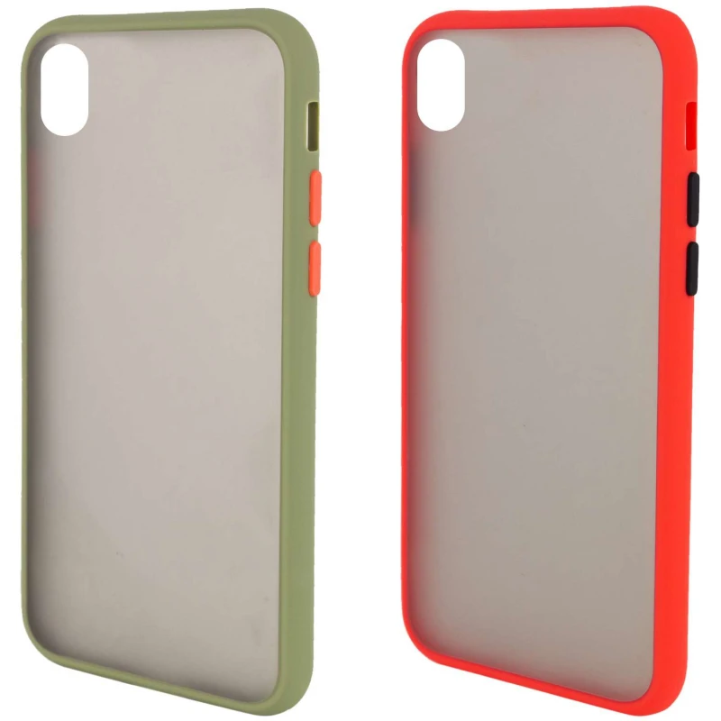 

TPU+PC чохол Color Buttons на Apple iPhone XS Max (6.5")