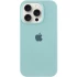 Чехол Silicone Case с закрытым низом для Apple iPhone 15 Pro Max (6.7") – Бирюзовый / Beryl. Фото 1 из 6