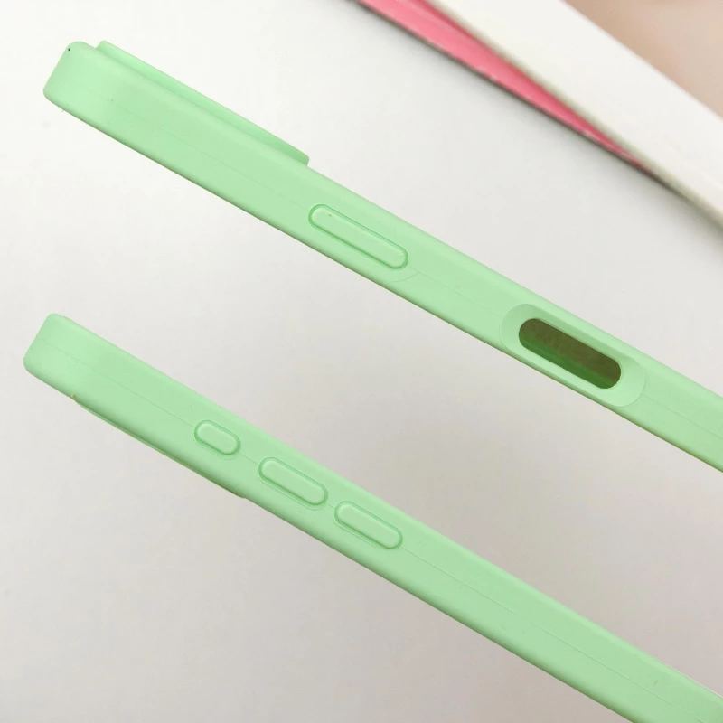 Чохол Silicone Case з закритим низом на Apple iPhone 16 Plus – Зелений / Pistachio. Фото 5 з 9