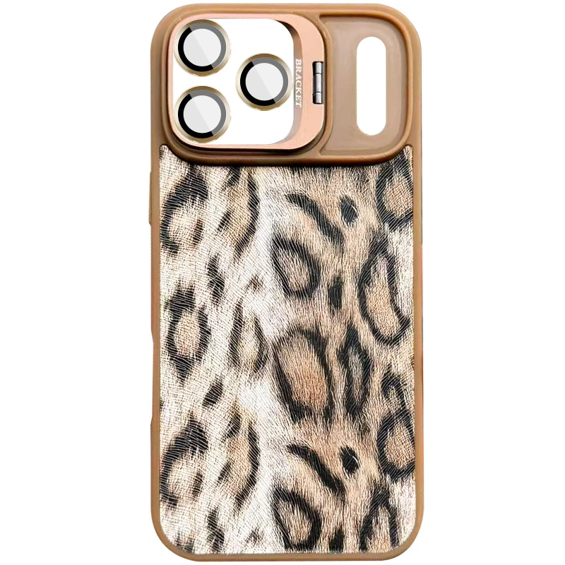 Чохол TPU+PC Wild Leopard with MagSafe and Lens для Apple iPhone 17 Pro Max (6.9") – Brown. Фото 2 з 6