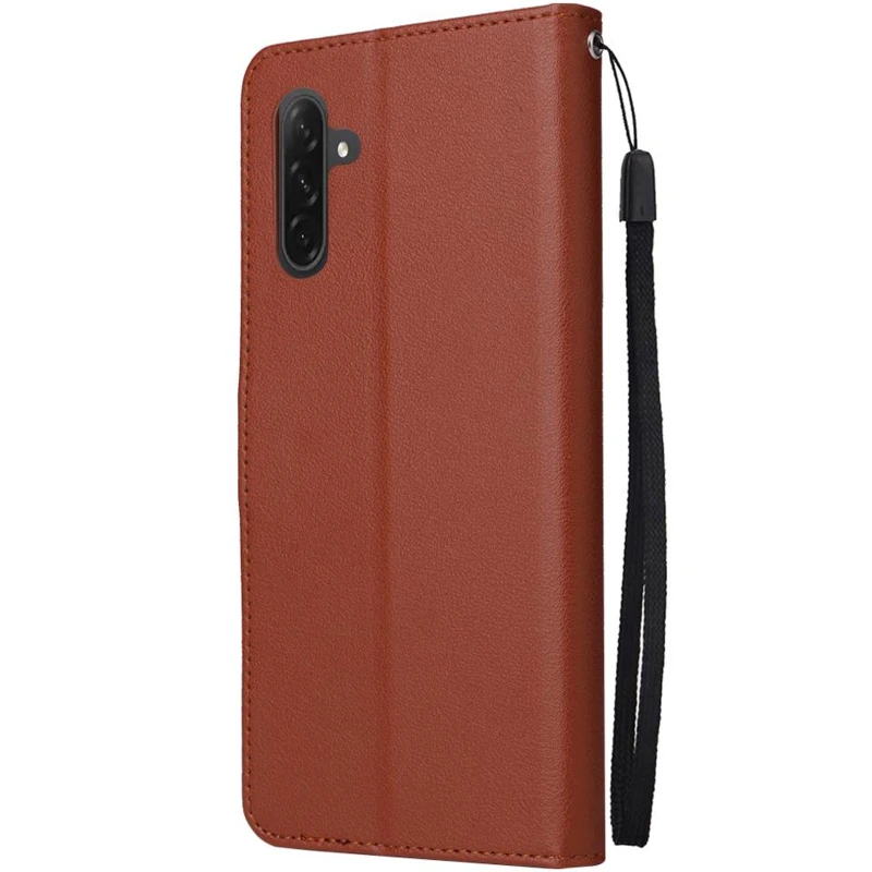 Кожаный чехол-книжка Essential Case для Xiaomi Redmi Note 15 Pro 4G – Brown. Фото 2 из 7