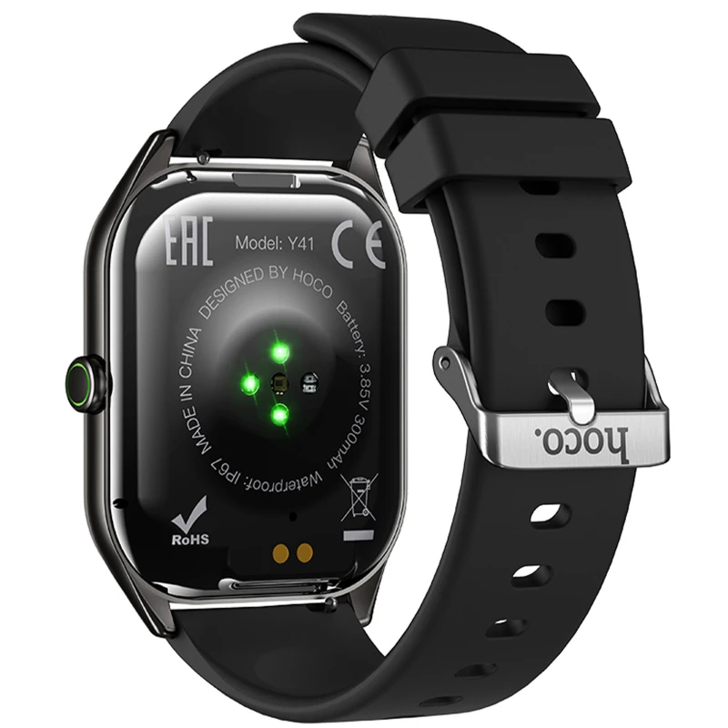 Смарт-часы Hoco Y41 Smart sports watch (call version) – Black. Фото 3 из 4