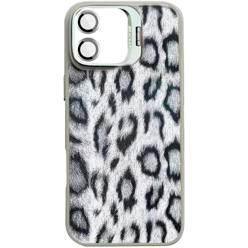 Чохол TPU+PC Wild Leopard with MagSafe and Lens для Apple iPhone 17 (6.3") – Grey. Фото 2 з 4