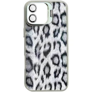 Чехол TPU+PC Wild Leopard with MagSafe and Lens для Apple iPhone 17 (6.3") — Grey