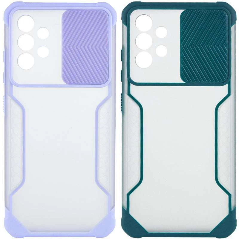 Матовый силиконовый чехол со шторкой для камеры и усиленной защитой углов для Samsung Galaxy A54 5G фото 1 из 1