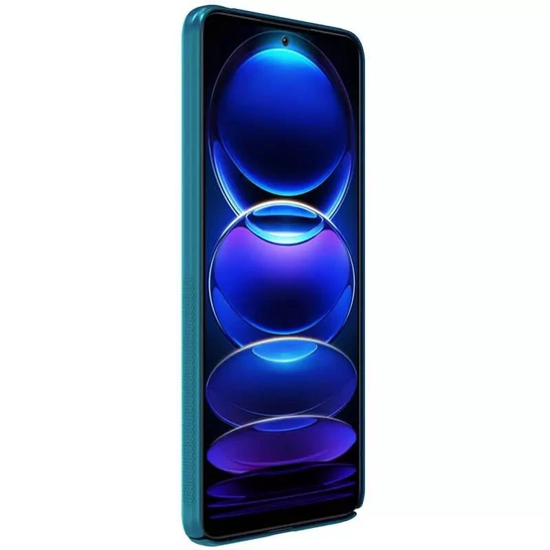 Пластикова накладка Nillkin Frost на Xiaomi Redmi Note 12 5G – Бірюзовий / Peacock blue. Фото 5 з 5