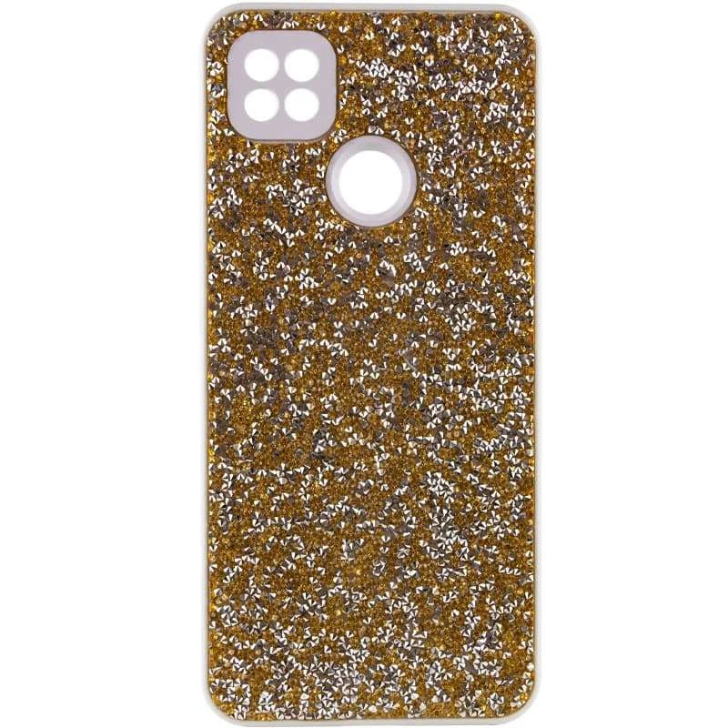

Чохол зі стразами та закритою камерою на Xiaomi Redmi 10A (Gold)