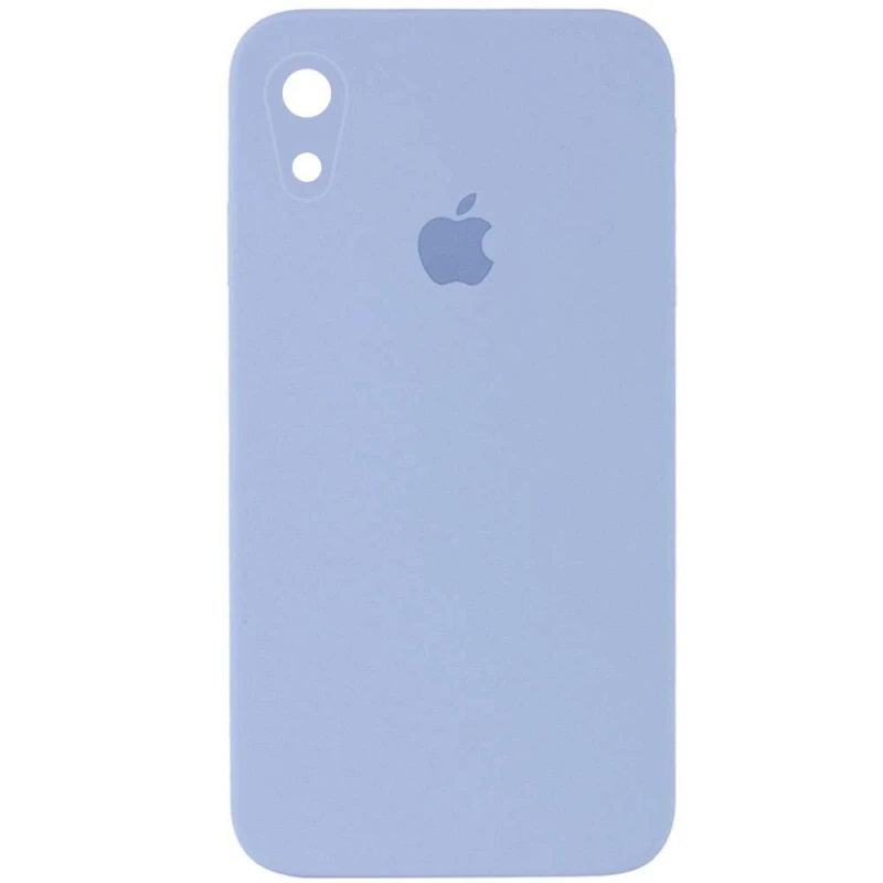 

Чехол Silicone Case Square с защитой камеры для Apple iPhone XR (6.1") (Голубой / Mist blue), Блакитний / mist blue