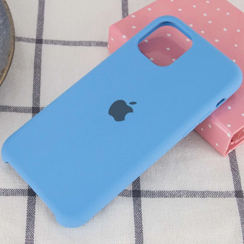 Чохол Silicone Case на Apple iPhone 11 Pro Max (6.5") – Блакитний / Cornflower. Фото 2 з 3