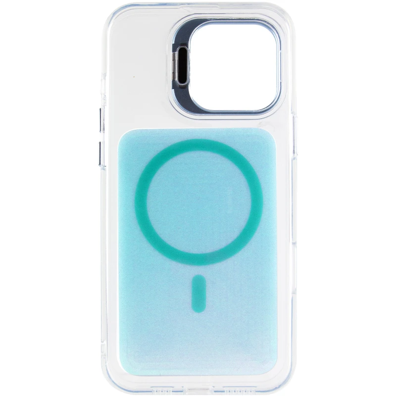 Чохол TPU+PC Jewel Sparkle with MagSafe для Apple iPhone 16 Pro Max – Aqua Blue. Фото 5 з 8