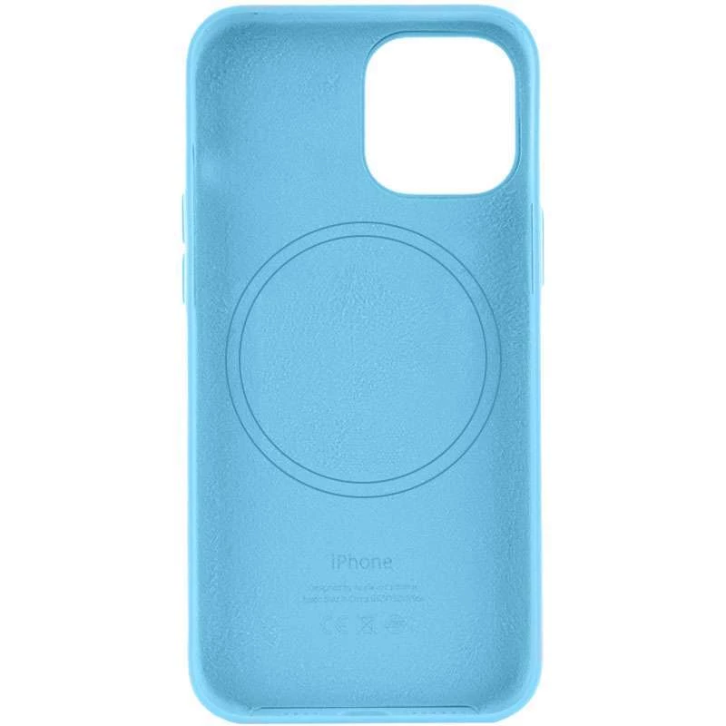 Шкіряний чохол Leather Case з MagSafe на Apple iPhone 14 Pro (6.1") – Blue. Фото 2 з 2