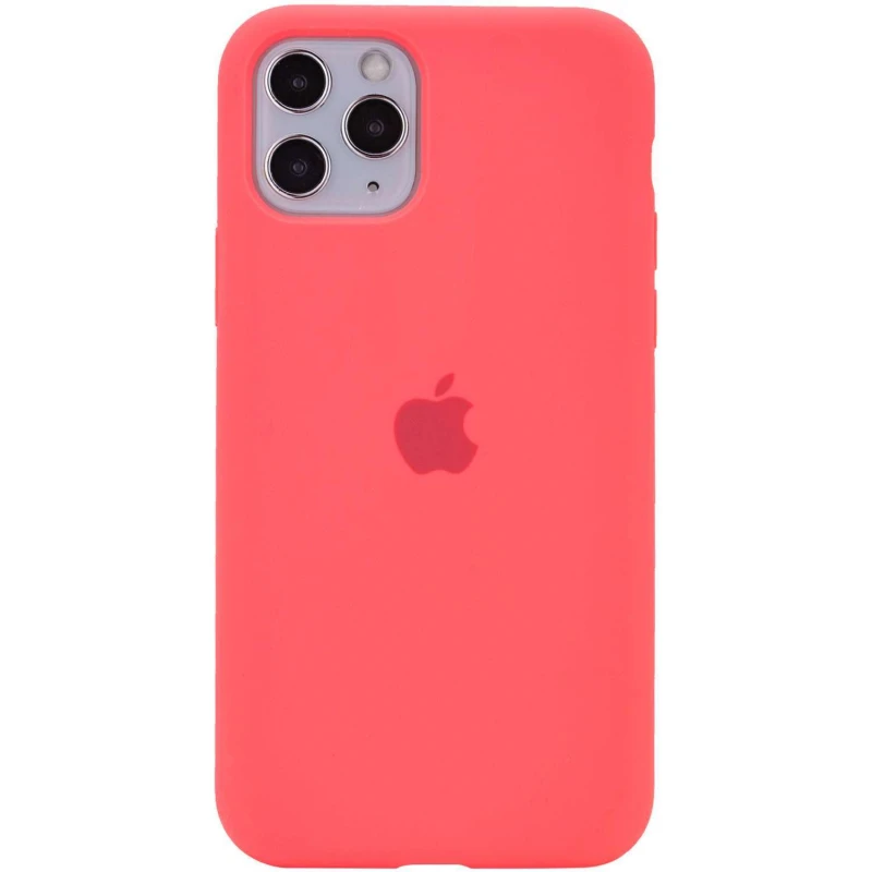 

Чехол Silicone Case с закрытым низом для Apple iPhone 11 Pro Max (6.5") (Розовый / Flamingo), Рожевий / flamingo