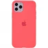 Чехол Silicone Case с закрытым низом для Apple iPhone 11 Pro Max (6.5") – Розовый / Flamingo. Фото 1 из 3