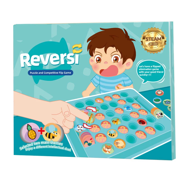 Настільна інтерактивна гра Ummi 934 Reversi with a flip and elimination – Colorful. Фото 7 з 8