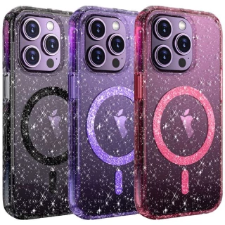 Чехол с блестками и MagSafe на Apple iPhone 12 Pro (6.1") фото 1 Чехол с блестками и MagSafe на Apple iPhone 12 Pro (6.1") фото 1 из 1