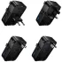 Сетевой универсальный переходник Hoco AC35 Capaz 15W + 1USB-A/2C – Black. Фото 6 из 6
