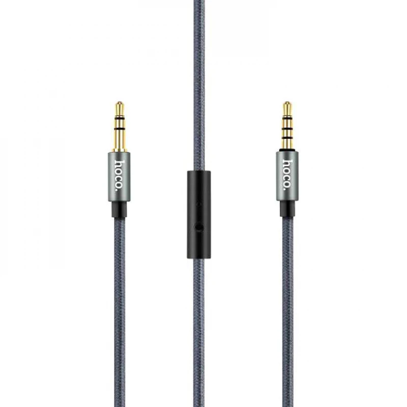 

Аудіокабель Aux Hoco UPA04 With Mic (1m)