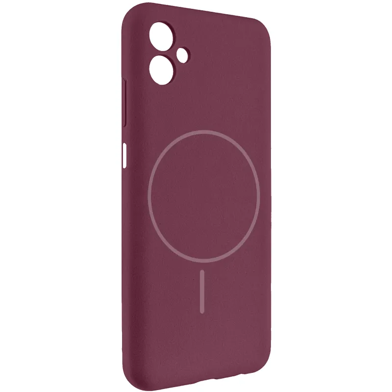 Чохол Silicone Cover Lakshmi Full Camera (AA) with Magnetic Fit для Samsung Galaxy A07 – Бордовий / Marsala. Фото 1 з 1