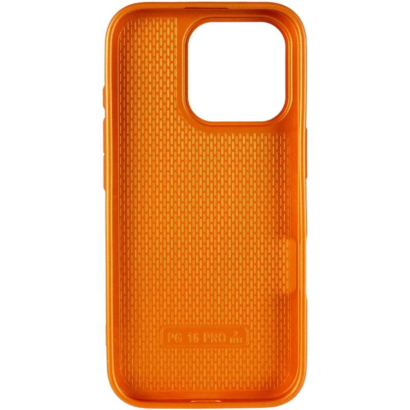 Чехол TPU+PC Crystal Hunt with MagSafe для Apple iPhone 16 Pro – Orange. Фото 5 из 8