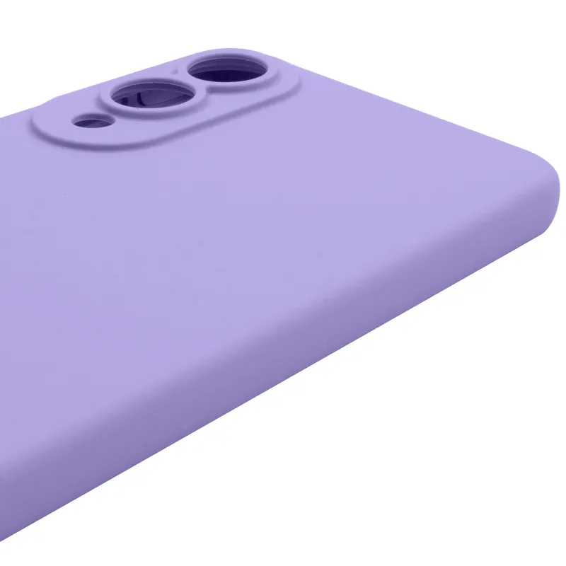 Чехол Silicone Case Lakshmi Premium з закритою камерою на Samsung Galaxy S25 Edge – Сиреневый / Dasheen. Фото 5 из 16