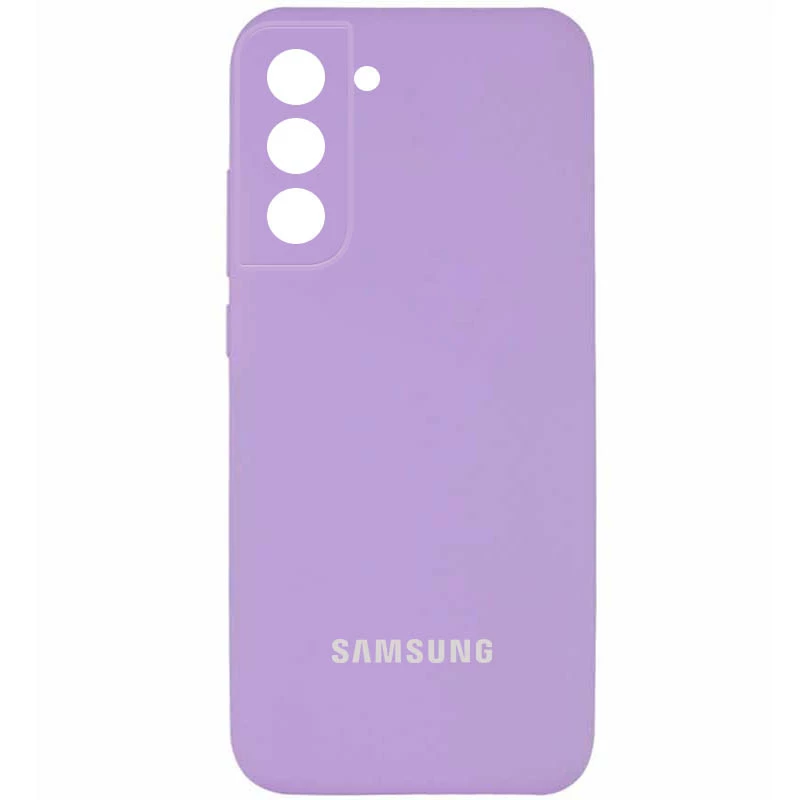 

Чохол Silicone Case з закритим низом та захистом камери на Samsung Galaxy S22 (Бузковий / Lilac)