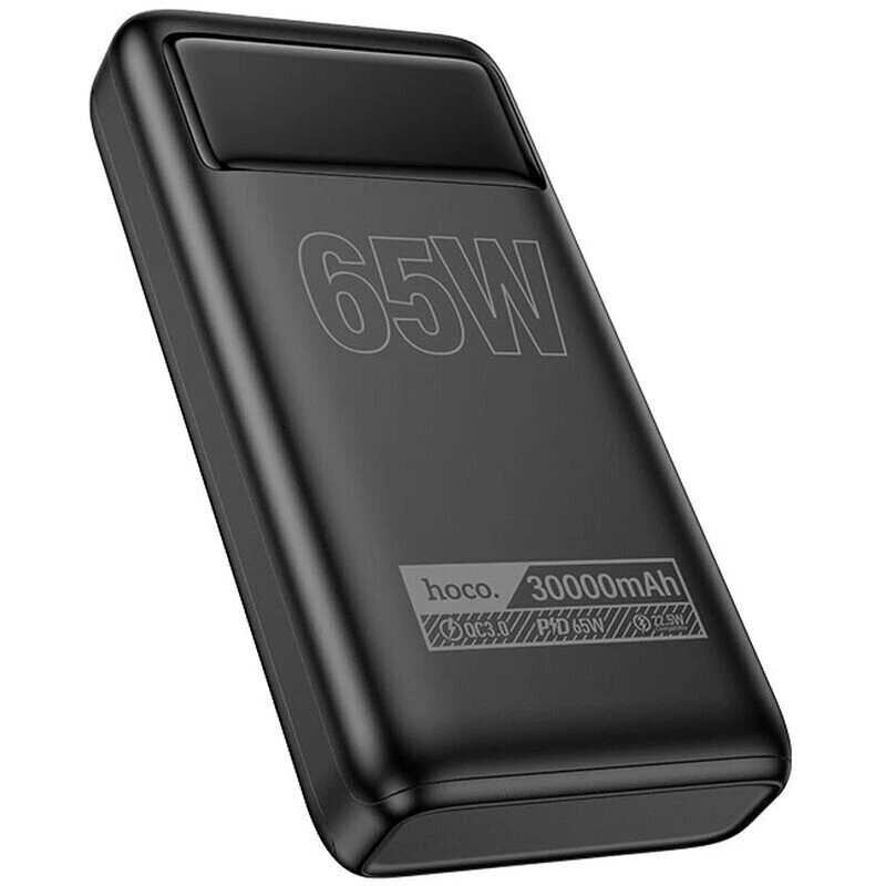 Портативний ЗП Power Bank Hoco DB81 Apollo PD65W 30000 mAh – Black. Фото 4 з 7