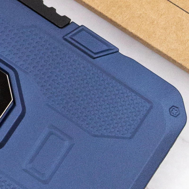 Протиударний чохол Military з підставкою-кільцем на Xiaomi Poco X3 NFC / Poco X3 Pro – Синій. Фото 5 з 6
