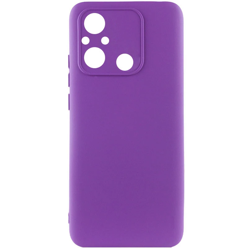 

Чехол Silicone Case Lakshmi Plus с закрытой камерой для Xiaomi Redmi 12C / Poco C55 (Фиолетовый / Purple), Фіолетовий / purple