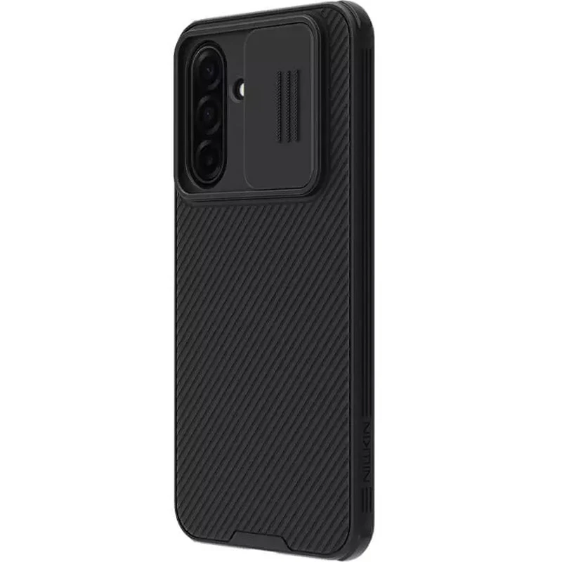 Карбована накладка Nillkin Pro зі шторкою для камери на Samsung Galaxy A17 4G/5G – Black. Фото 1 з 5